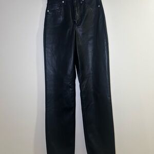 Black Leather Pants
